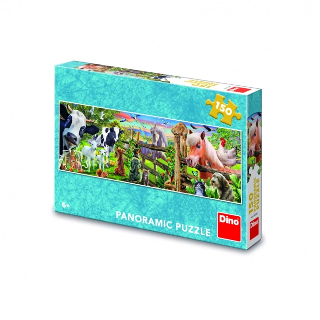 Panoramatické puzzle Farma 150 dielikov