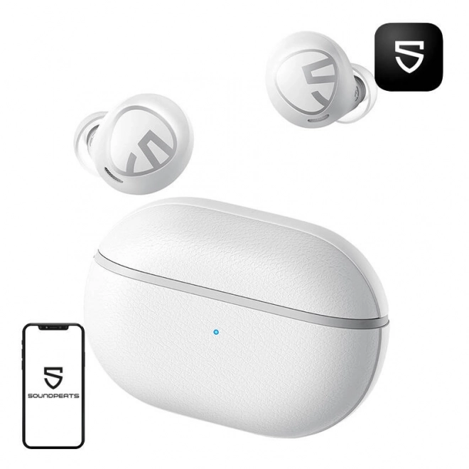 Bezdrôtové slúchadlá Soundpeats Free2 Classic biele