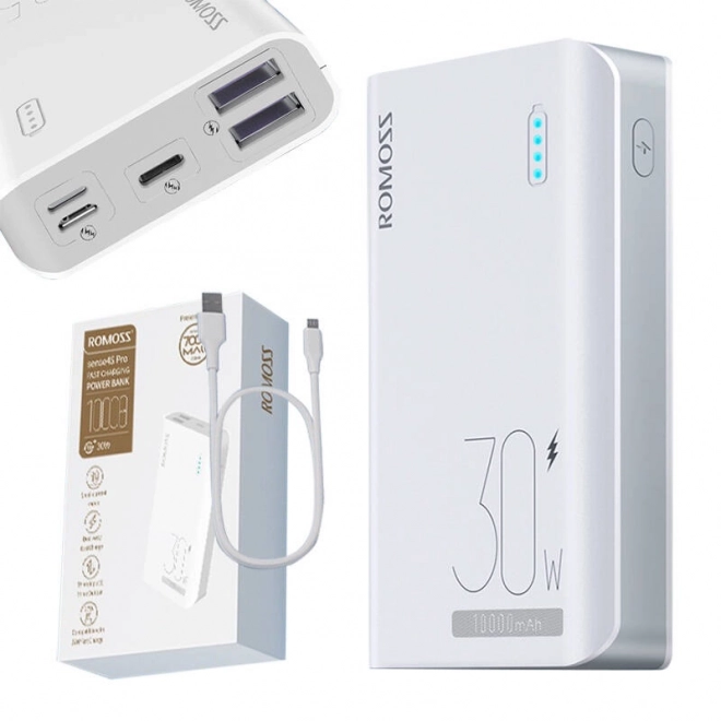 Powerbanka Romoss Sense 4S Pro 10000mAh, 30W