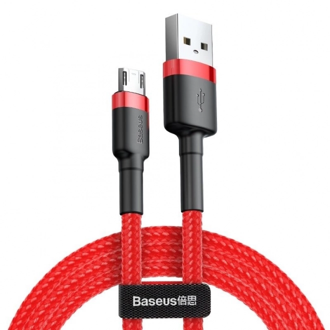 Kábel Baseus Cafule Micro USB 2,4A 1m Červený