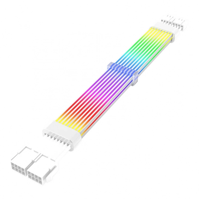 Napájací kábel grafickej karty Darkflash ARGB LG02 biely