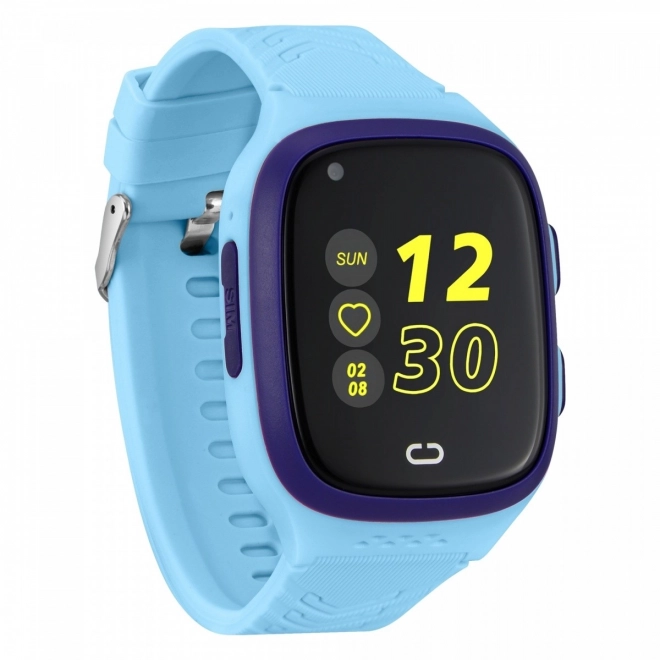 Smart hodinky pre deti Garett Rock 4G RT modré
