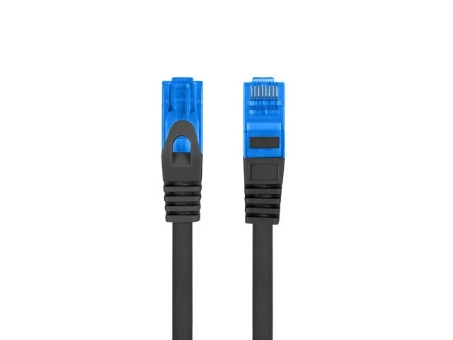 Patchcord Kategórie 6A S/FTP 1m čierny
