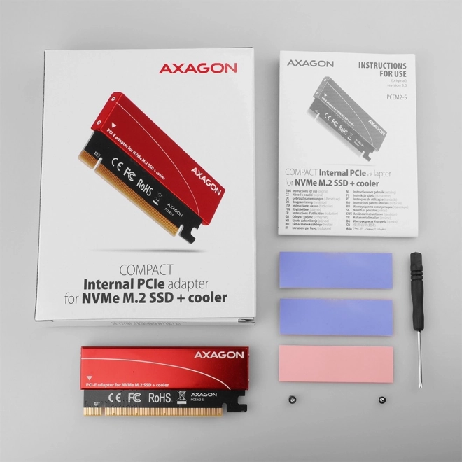 Adaptér PCIe s podporou NVMe SSD