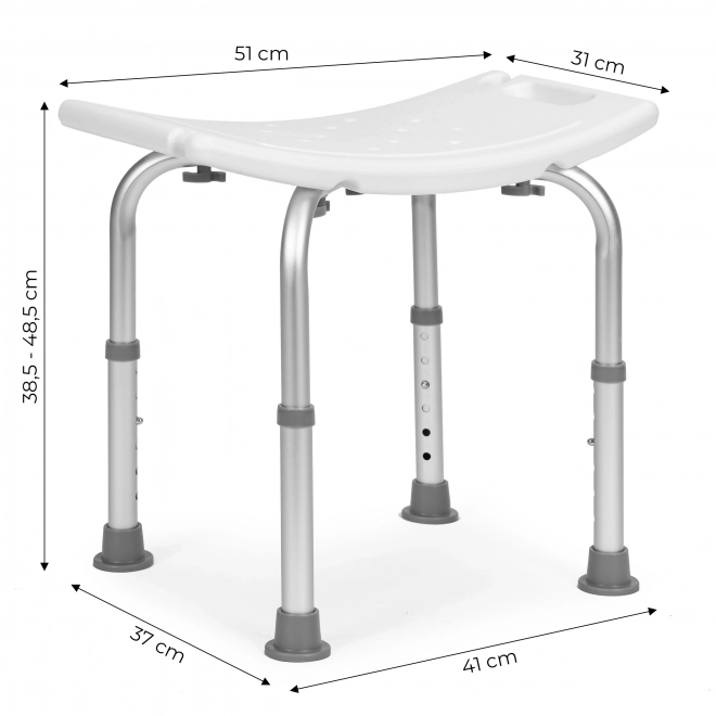 Rehabilitačná sprchová stolička do kúpeľne od ModernHome