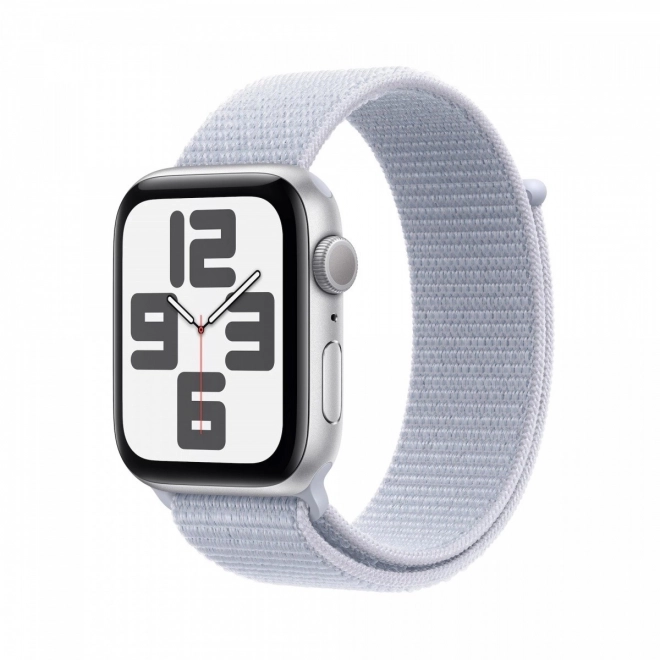 Hodinky SE GPS, strieborné hliníkové puzdro 40 mm s pásikom v farbe modrého mraku