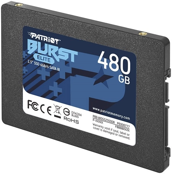 Ssd 480gb burst elite s rýchlosťou 450/320mb/s sata iii 2.5