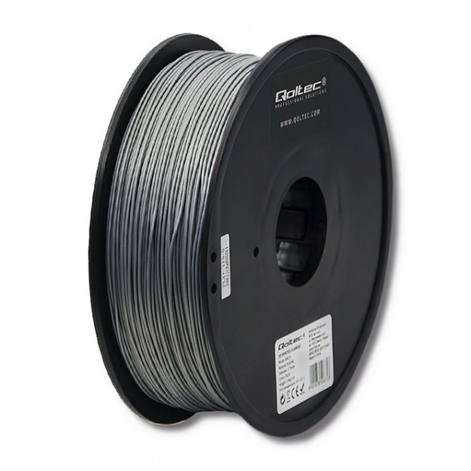 Profesionálny filament pre 3D tlač PLA PRO 1kg 1.75mm Strieborný