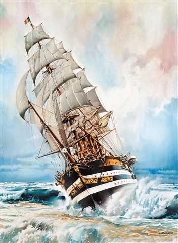 Puzzle 1000 dielikov Amerigo Vespucci Clementoni