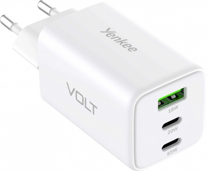 Nabíjačka do siete s 3 USB a 65W Power Delivery