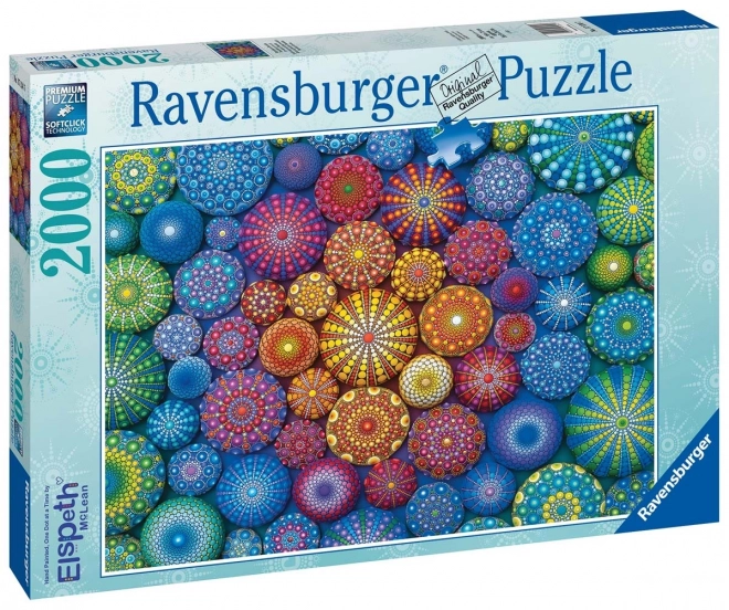 Ravensburger Puzzle Dúhové Mandaly 2000 Dielikov