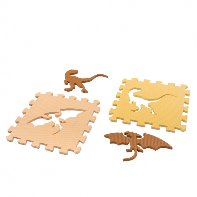 Penové puzzle s dinosaurami a ohrádkou - 36 dielikov