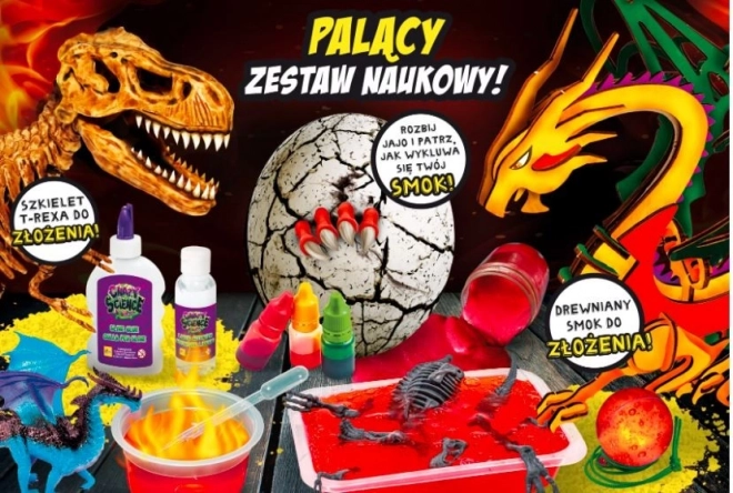 Súprava na učenie Crazy Science Draky a Dinosaury