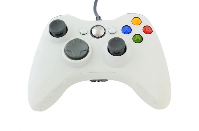 Biely ovládač Dual Shock Xbox štýlu