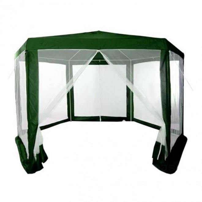 Záhradný pavilón s moskytiérou 2x2x2 m zelený