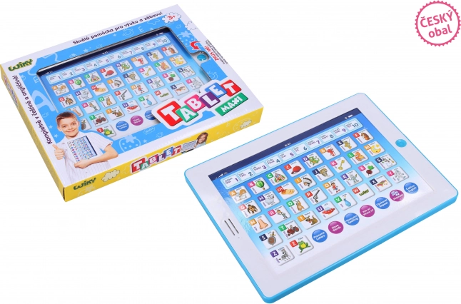 Detský náučný maxi tablet - modrý