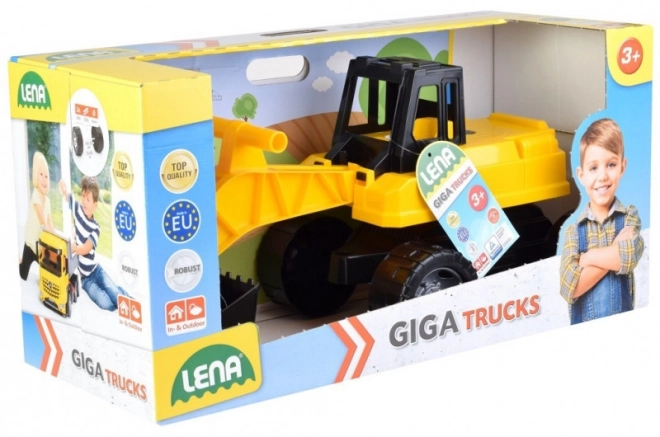 Žlto-čierne rýpadlo Giga Trucks 68 cm