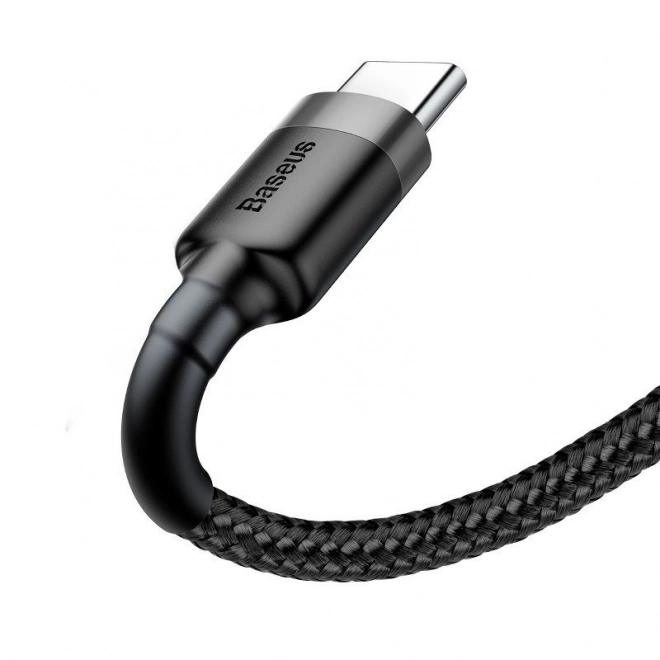 Kábel Baseus Cafule USB-C 2A 3m (čierno-šedý)