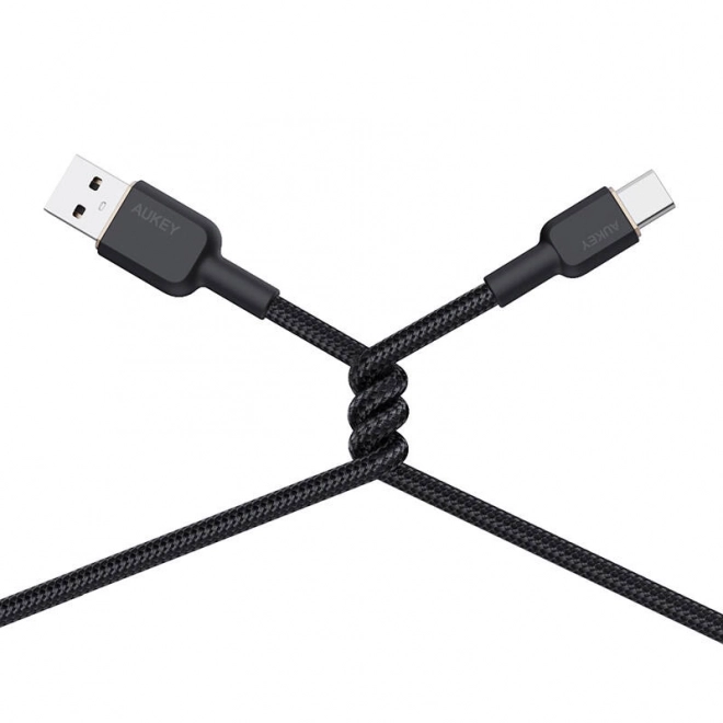 Nylonový USB C - USB A kábel AUKEY 1.8m 60W PD