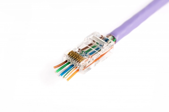 Priechodný konektor RJ45 kategória 6