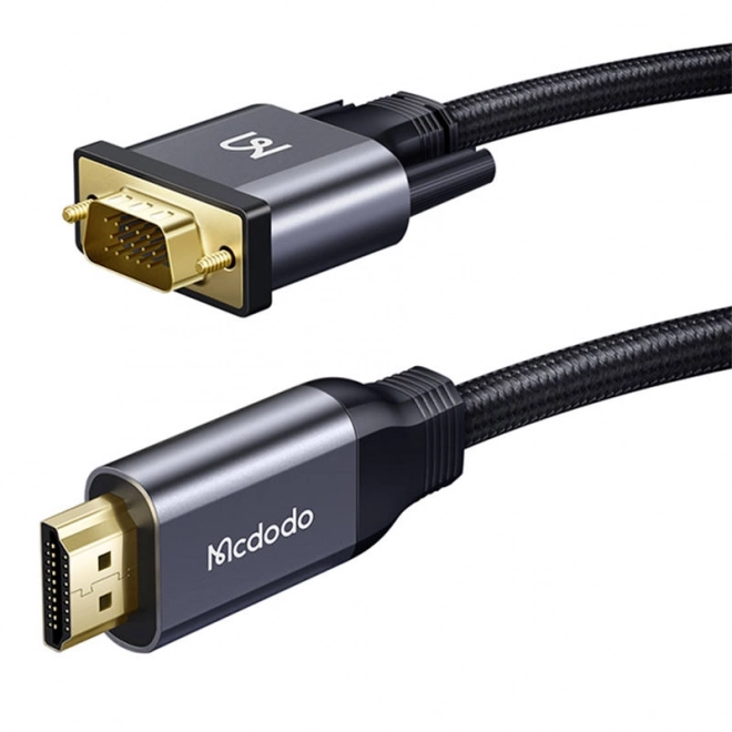 Adaptér HDMI na VGA Mcdodo 2m čierny