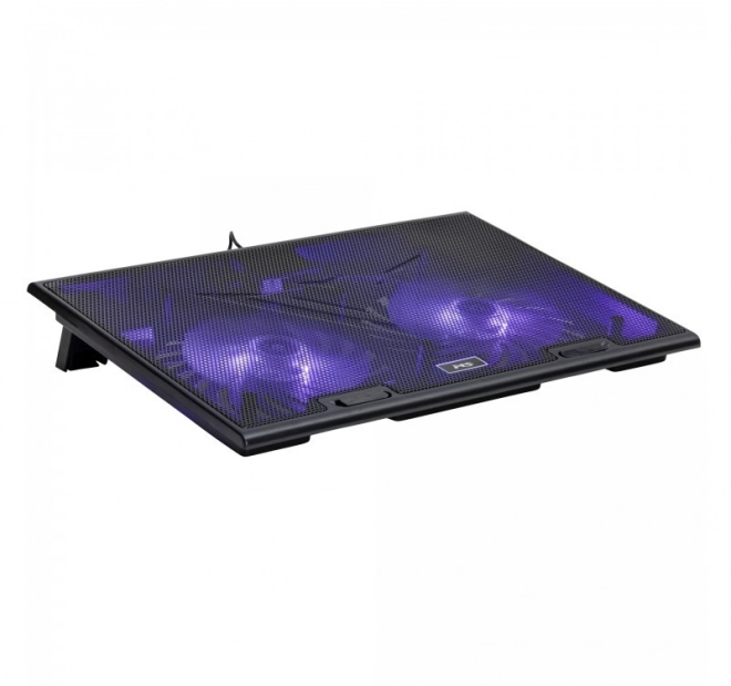Chladiaca podložka MS Cool LED USB čierna