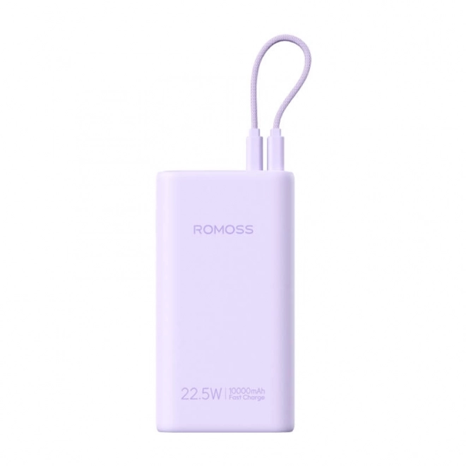 Elegantná powerbanka Romoss 10000mAh fialová