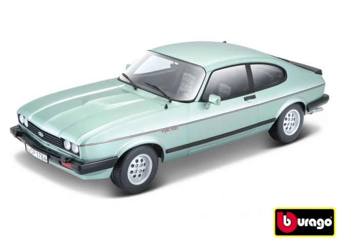 Model auta Ford Capri 1982 svetlozelený