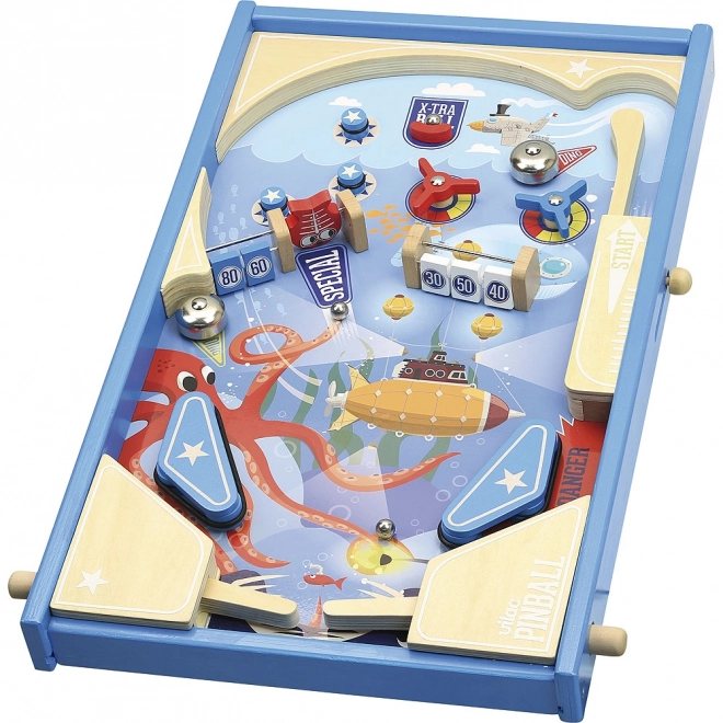 Veľký drevený pinball