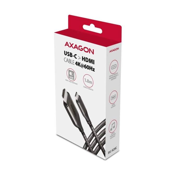 USB-C na HDMI 2.0 4K/60Hz adaptér s 1.8m káblom