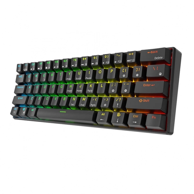 Mechanická klávesnica Royal Kludge RK61 s RGB podsvietením a hnedými spínačmi