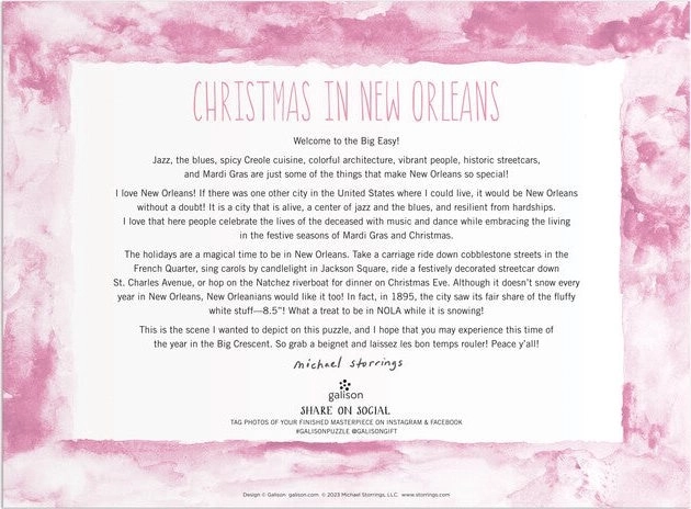 Vianoce v New Orleans Puzzle 1000 dielikov