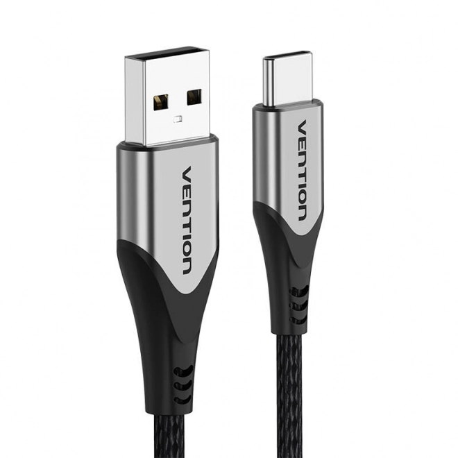 Usb 2.0 a na usb-c kábel vention 0,5m sivý