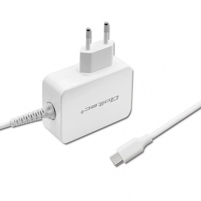 Sieťový adaptér USB-C 65W s technológiou Power Delivery biely