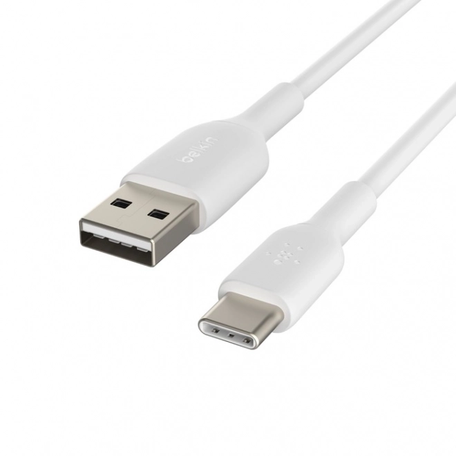 Biely USB-C na USB-A kábel 15 cm