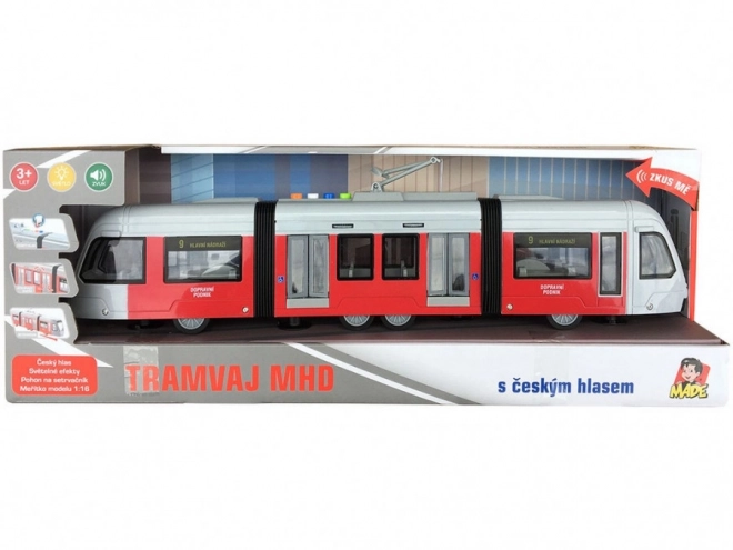 Tramvaj s realistickými hláseniami