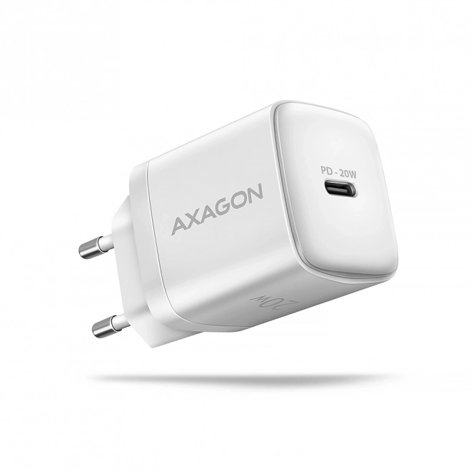 Sieťová nabíjačka AXAGON 20W USB-C PD3.0/QC3.0