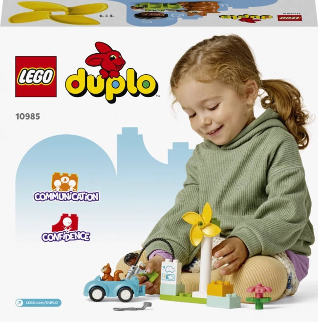 Lego Duplo Veterná turbína a elektromobil