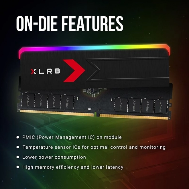 Herná pamäť PNY XLR8 DDR5 s RGB podsvietením