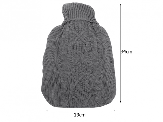 Termofor s pleteným vzorem 2l