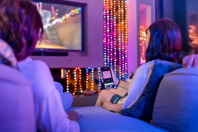 Inteligentné dekoratívne svetlá Twinkly Candies LED RGB perly