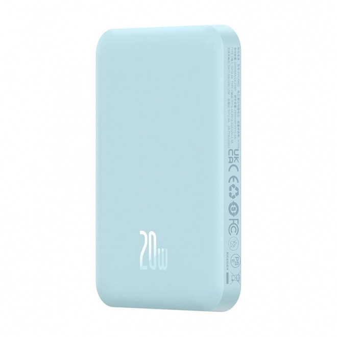 Magnetická mini powerbanka Baseus 5000mAh USB-C 20W Modrá