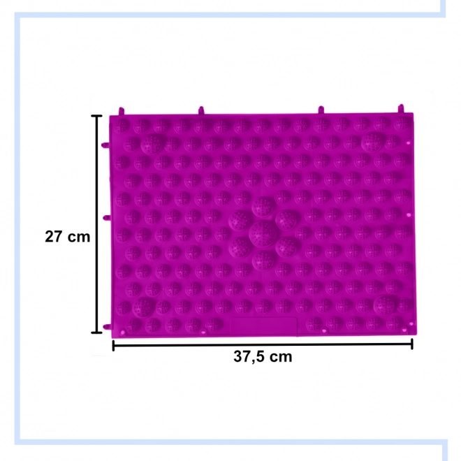 Korekčná senzorická podložka na masáž fialová