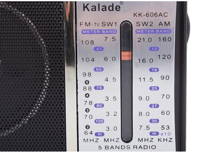 Široké pokrytie pásiem FM/AM/SW1/SW2