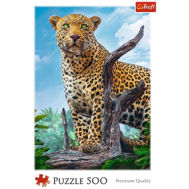 Puzzle Divoký Leopard 500 Dielikov