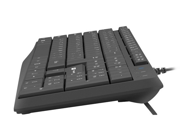 Klávesnica NAUTEC Slim 1.8m čierna