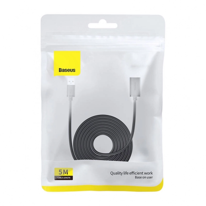 Predlžovací kábel USB 3.0 Baseus AirJoy 5m čierny