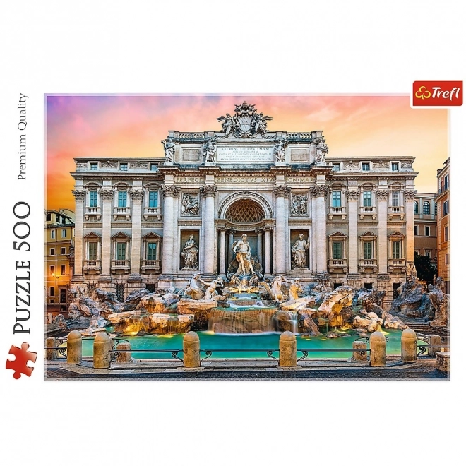 Puzzle - Fontána di Trevi, Rím 500 dielikov