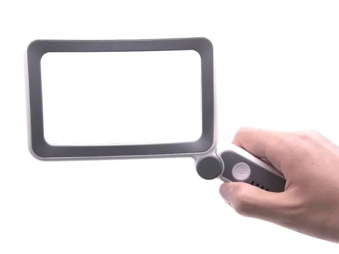 Lupa so zväčšením 4x a LED osvetlením