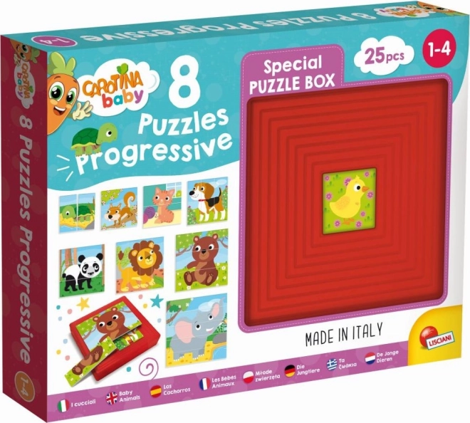 Carotina Baby Puzzle Zvieratká